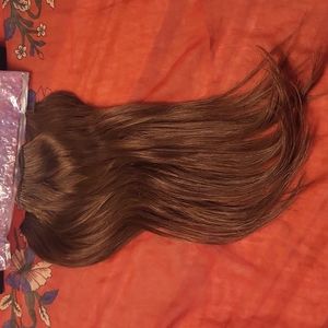 IRRESISTIBLE ME clip in human hair extensions Brown #6 14" long 100gms